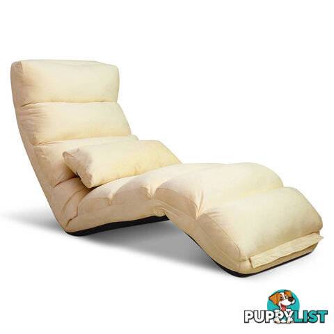 Lounge Sofa Chair - 75 Adjustable Angles  Taupe