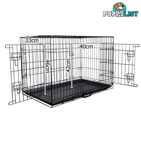 36 Inch Metal Collapsible Dog Cage