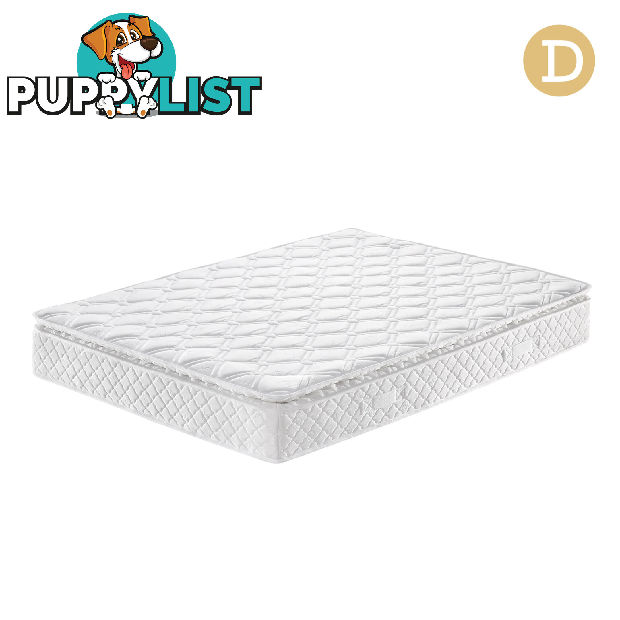 Pillow Top Pocket Spring Medium Firm Mattress Double