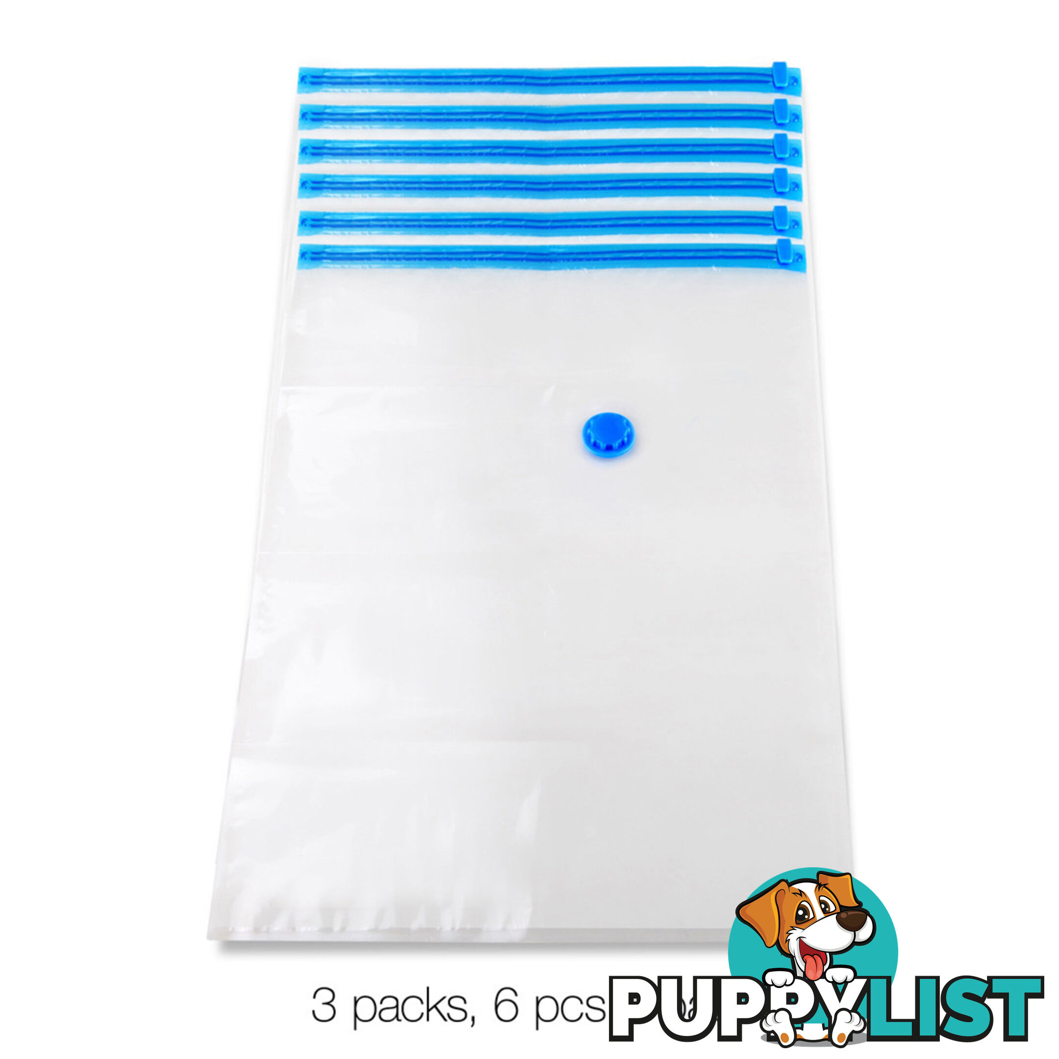 Set of 18 Vacuum Storage Bags 60 x 80cm