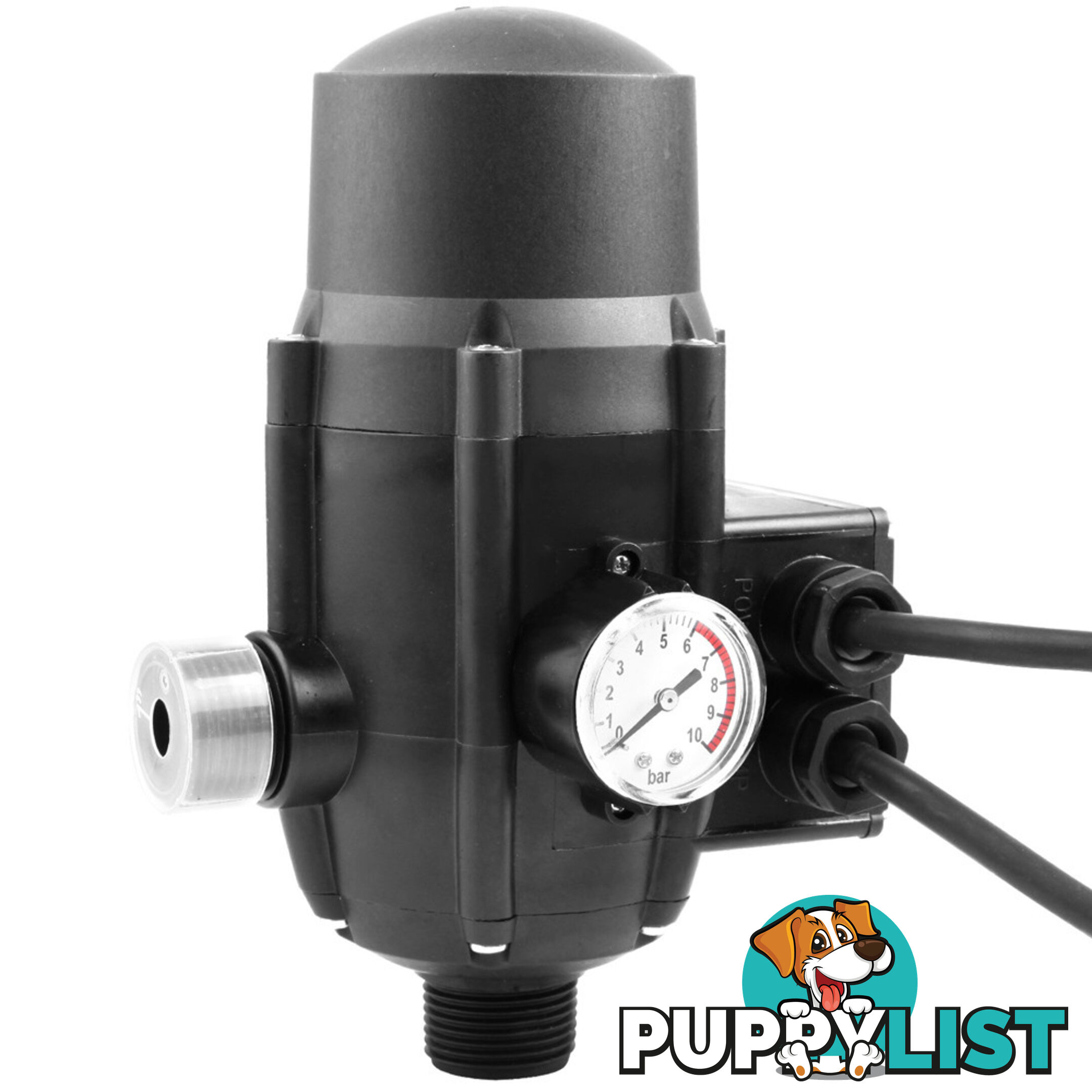 Adjustable Pressure Switch Water Pump Controller Black