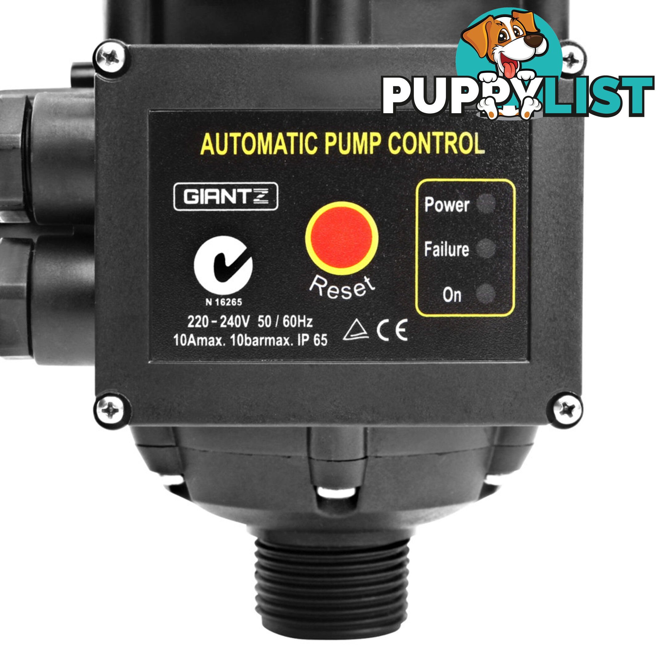 Adjustable Pressure Switch Water Pump Controller Black