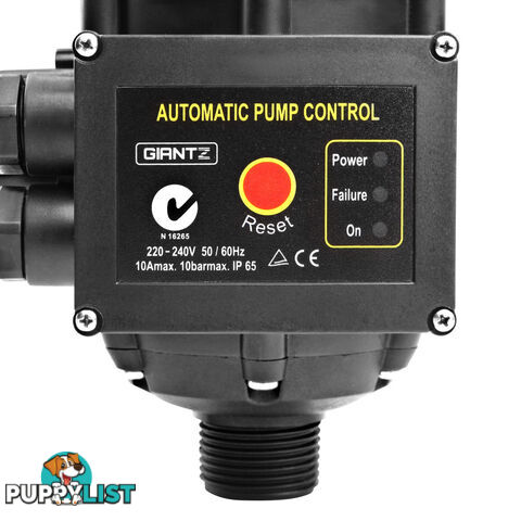 Adjustable Pressure Switch Water Pump Controller Black