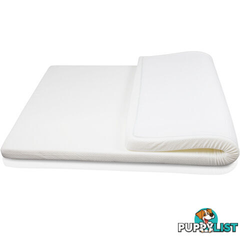 Visco Elastic Memory Foam Mattress Topper 8cm Double