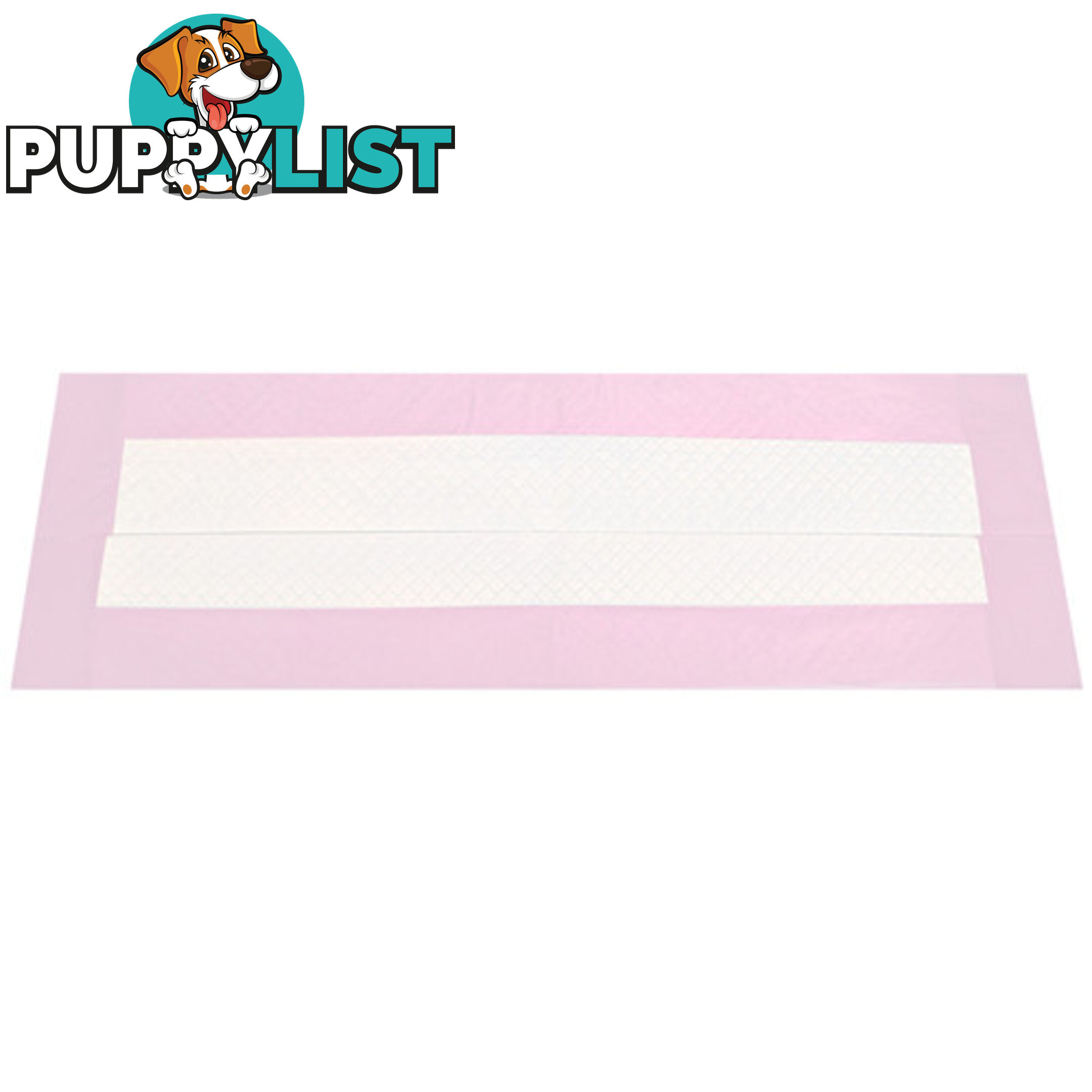 50 Puppy Pet Dog Toilet Training Pads Pink