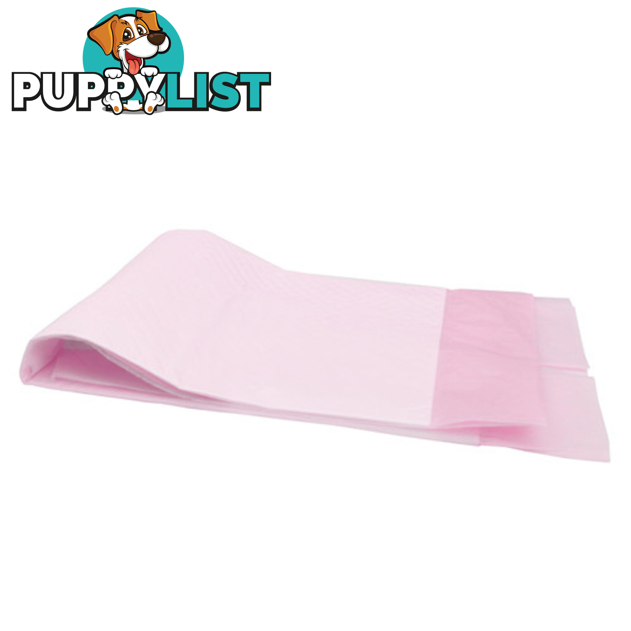 50 Puppy Pet Dog Toilet Training Pads Pink