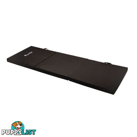 Trifold Exercise Mat Floor Grey