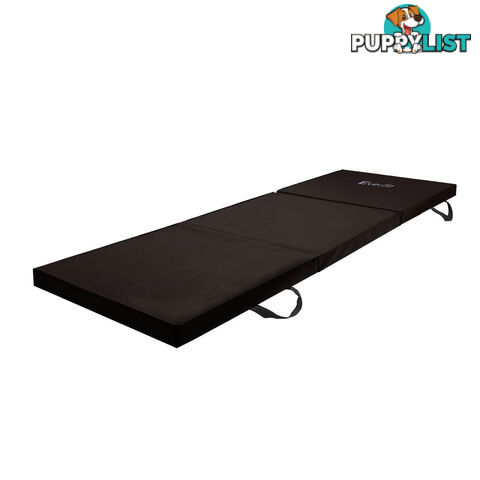 Trifold Exercise Mat Floor Grey