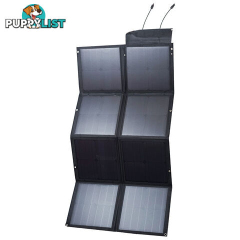 12V 120W Black Silicon Solar Panel Foldable Generator Power Mono Charging Kit