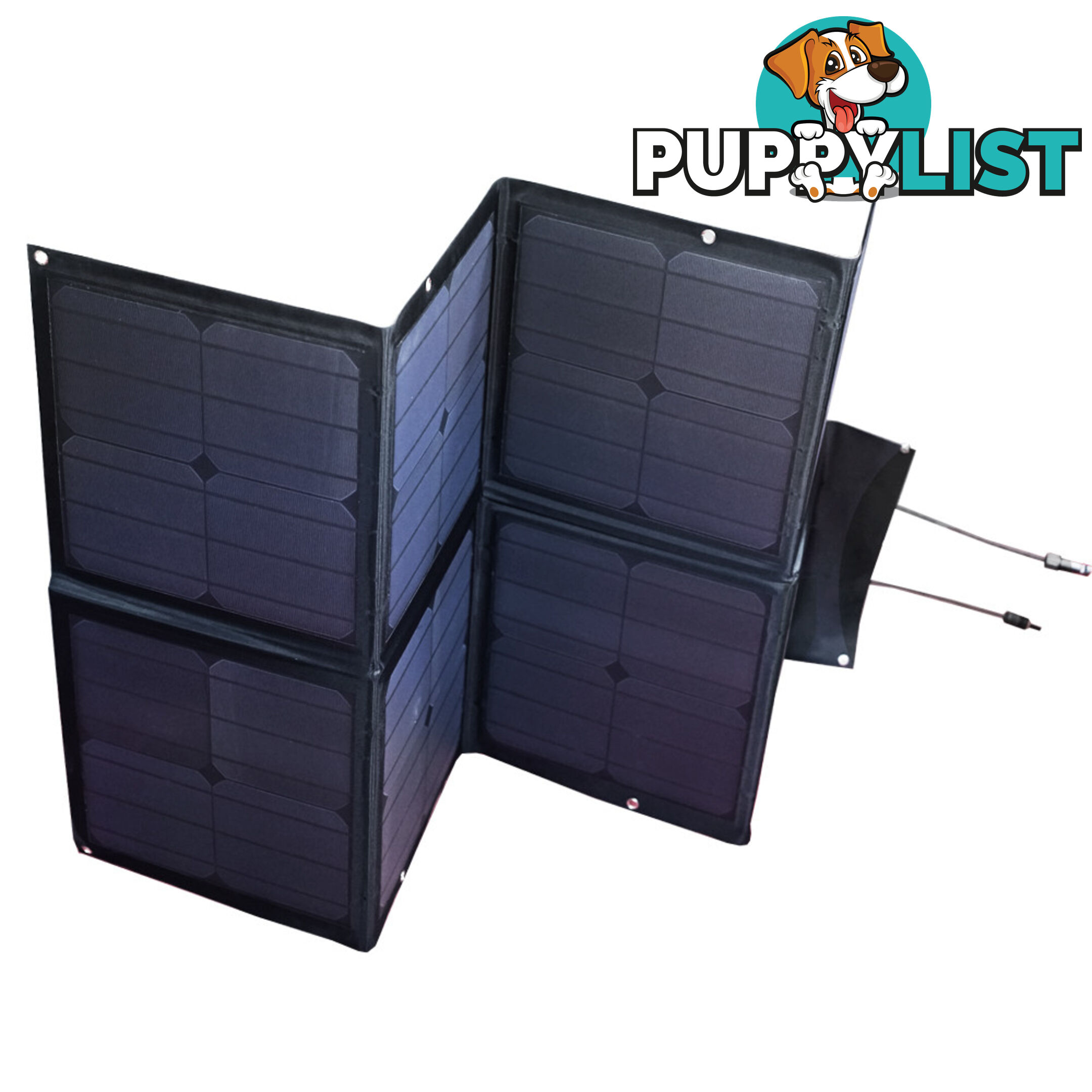 12V 120W Black Silicon Solar Panel Foldable Generator Power Mono Charging Kit