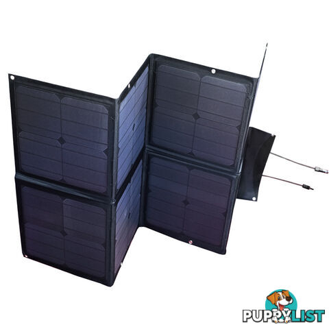 12V 120W Black Silicon Solar Panel Foldable Generator Power Mono Charging Kit