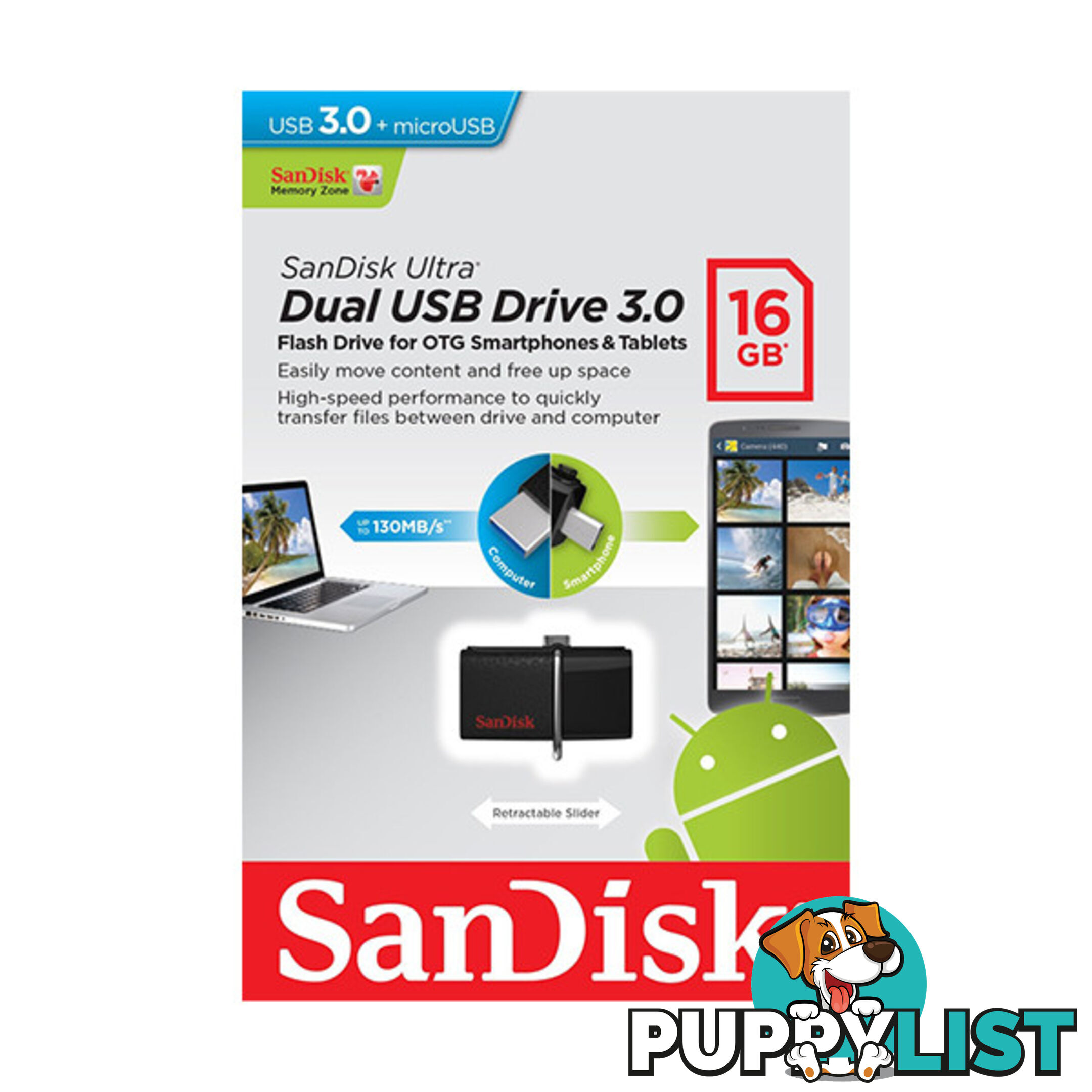 Sandisk SDDD2-032G OTG-32G Ultra Dual USB 3.0 Pen Drive