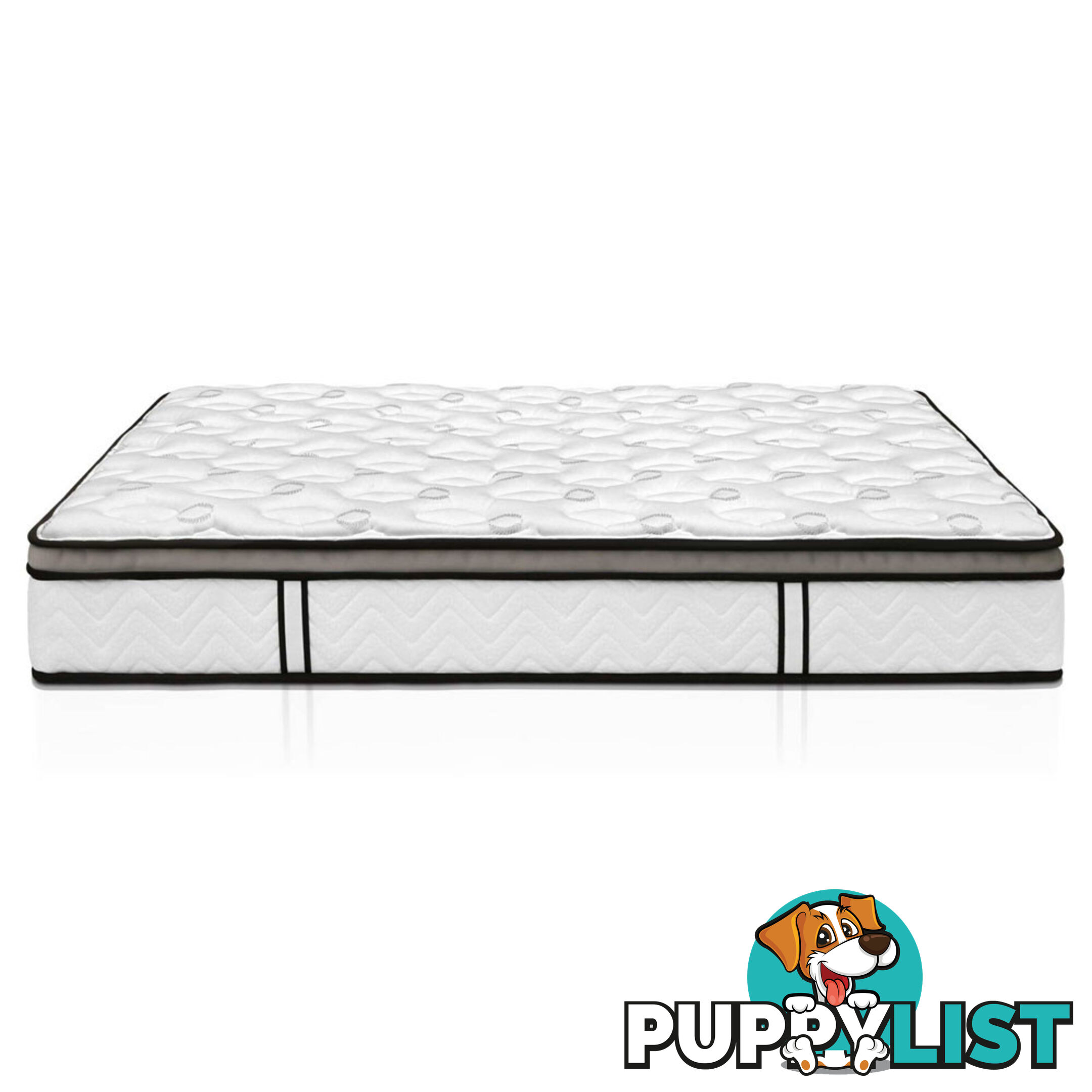 Latex Euro Top Pocket Spring Mattress Back Support Queen