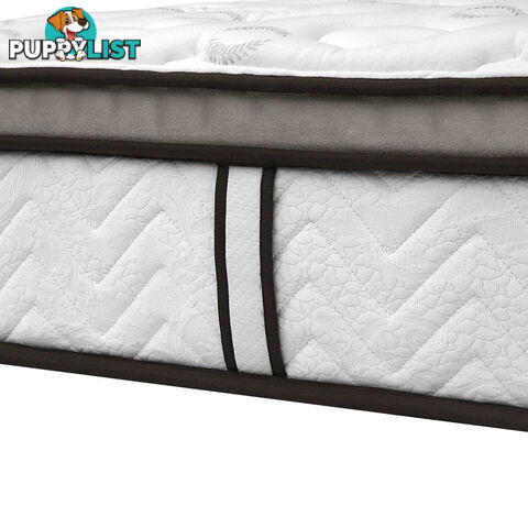 Latex Euro Top Pocket Spring Mattress Back Support Queen