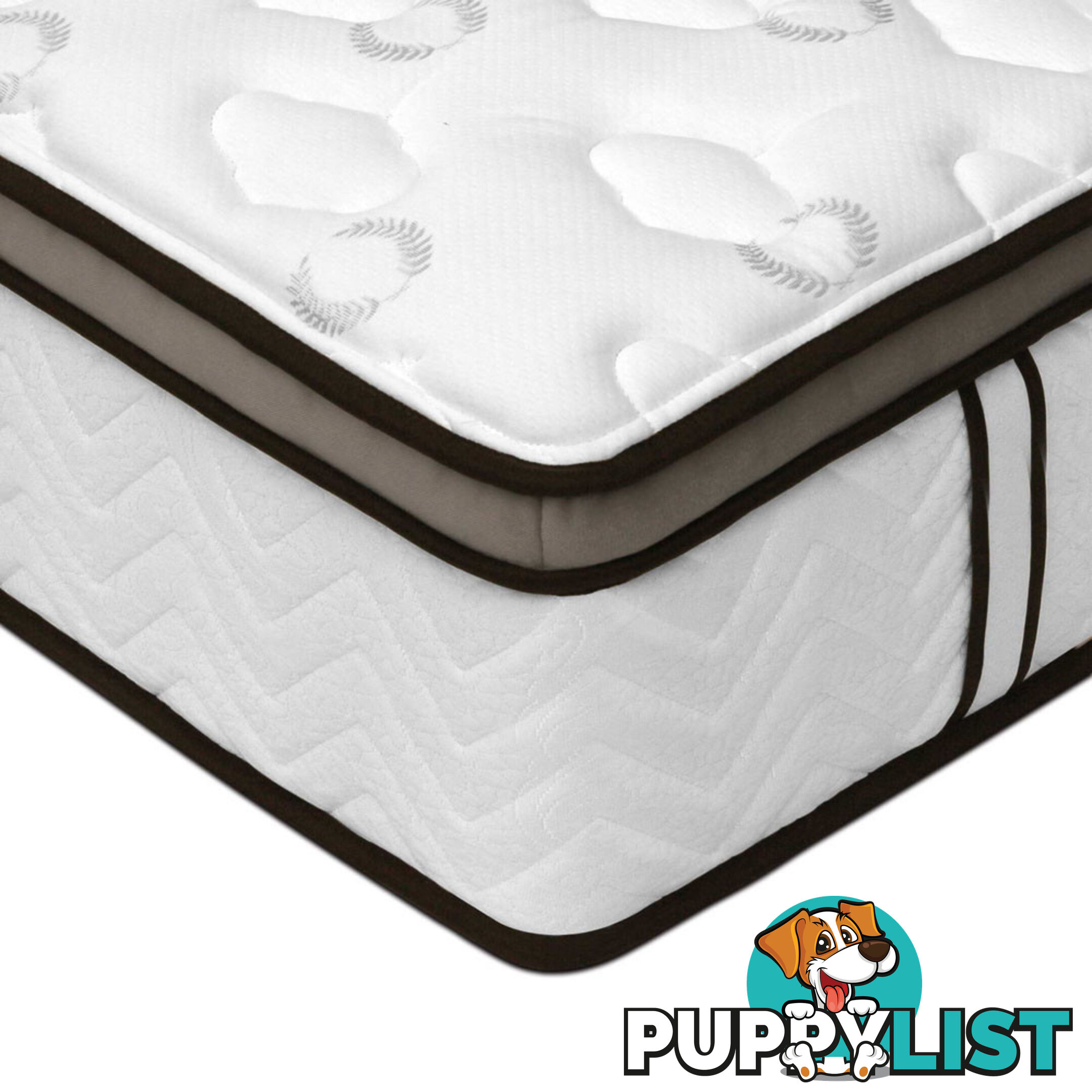 Latex Euro Top Pocket Spring Mattress Back Support Queen