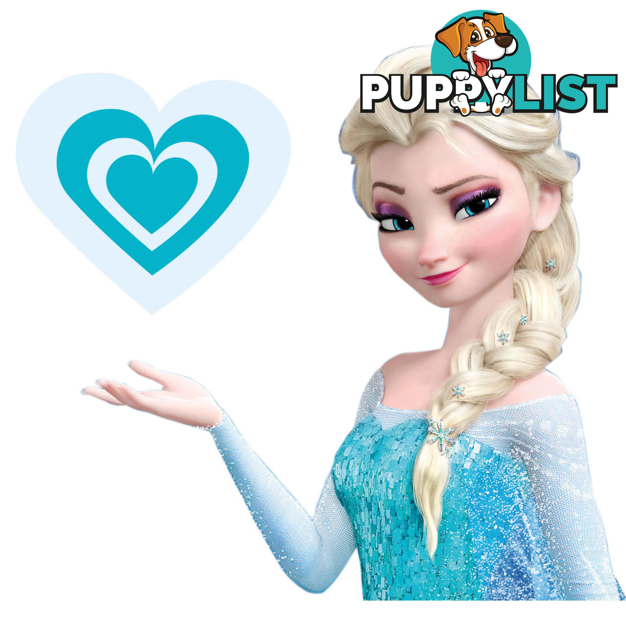 Frozen Elsa Wall Stickers - Totally Movable and Reusable