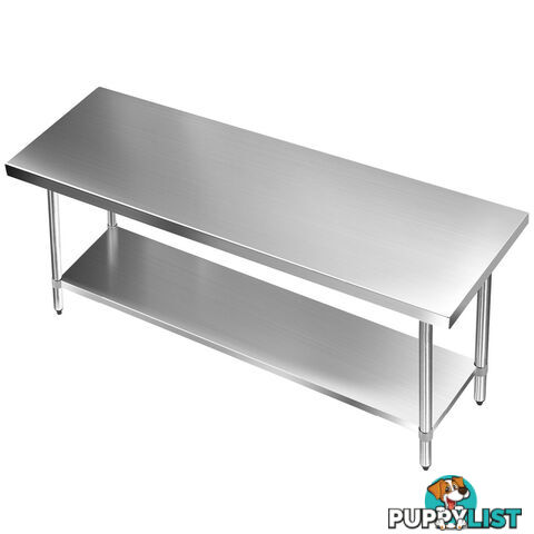 430 Stainless Steel Kitchen Work Bench Table 1829mm