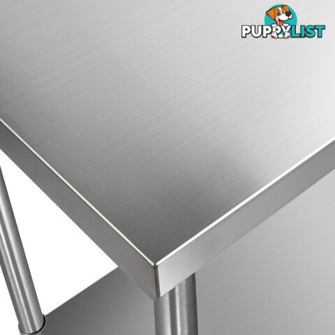 430 Stainless Steel Kitchen Work Bench Table 1829mm