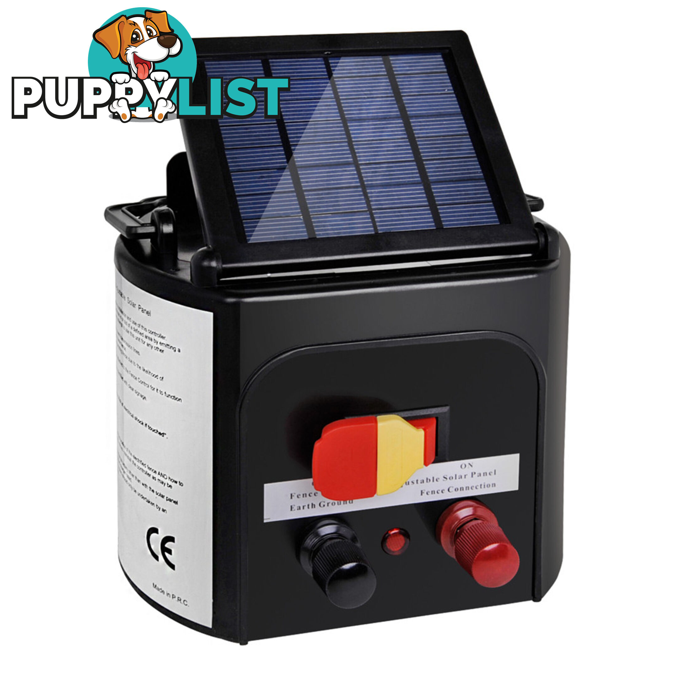 5km Solar Power Electric Fence Energiser Charger