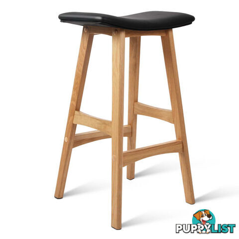 Set of 2 High Seat Barstools White