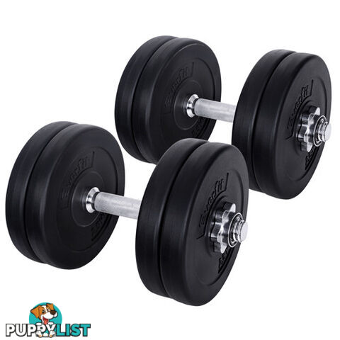 25kg Fitness Gym Exercise Dumbbell Set