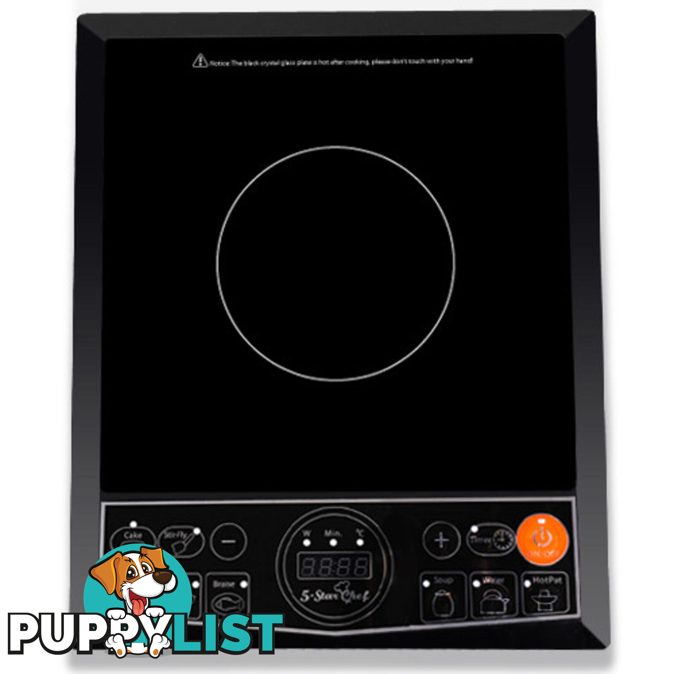 5 Star Chef Induction Cooktop Portable Single