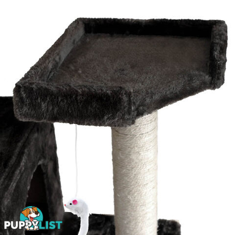 Cat Scratching Poles Post Furniture Tree 185cm Dark Grey