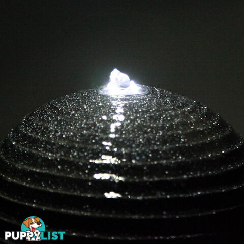 Solar Fountain with LED Lights