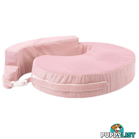 Baby Breast Feeding Support Memory Foam Pillow w/ Zip Cover Pink