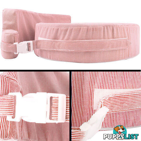 Baby Breast Feeding Support Memory Foam Pillow w/ Zip Cover Pink