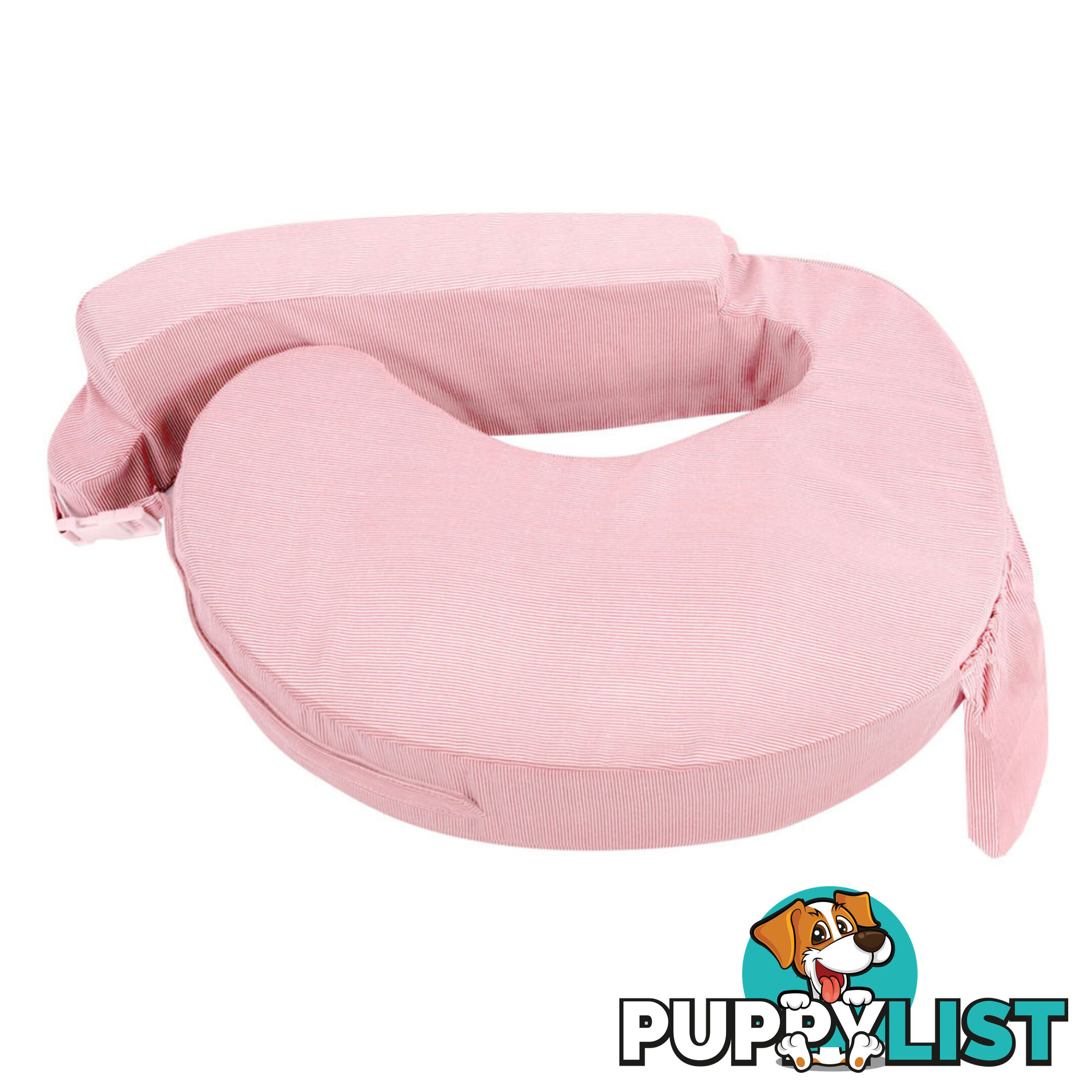 Baby Breast Feeding Support Memory Foam Pillow w/ Zip Cover Pink