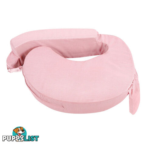 Baby Breast Feeding Support Memory Foam Pillow w/ Zip Cover Pink