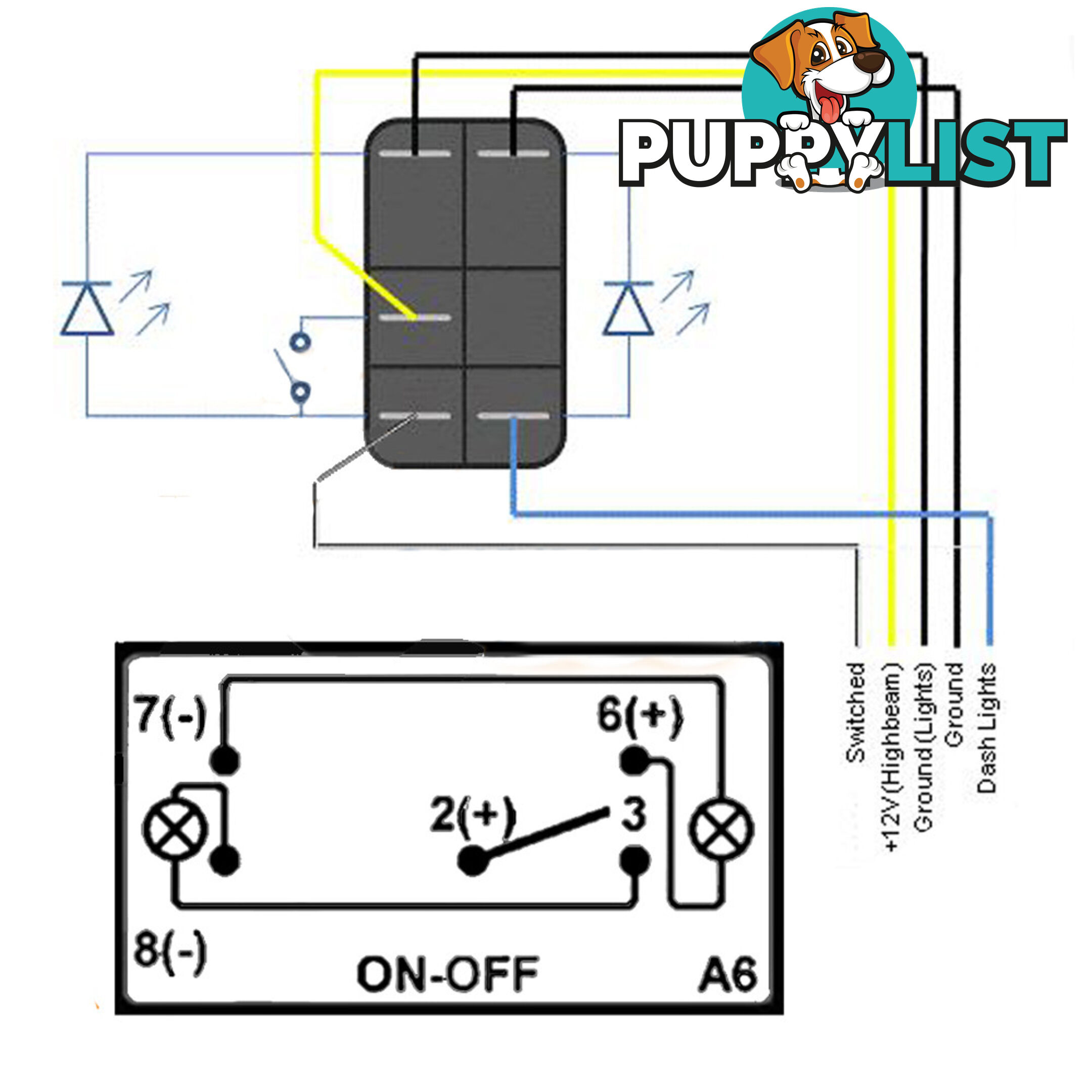 LED LIGHT BAR CARLING ROCKER SWITCH LASER ETCHED WORK LIGHT BAR 4WD UTE 12V 24V