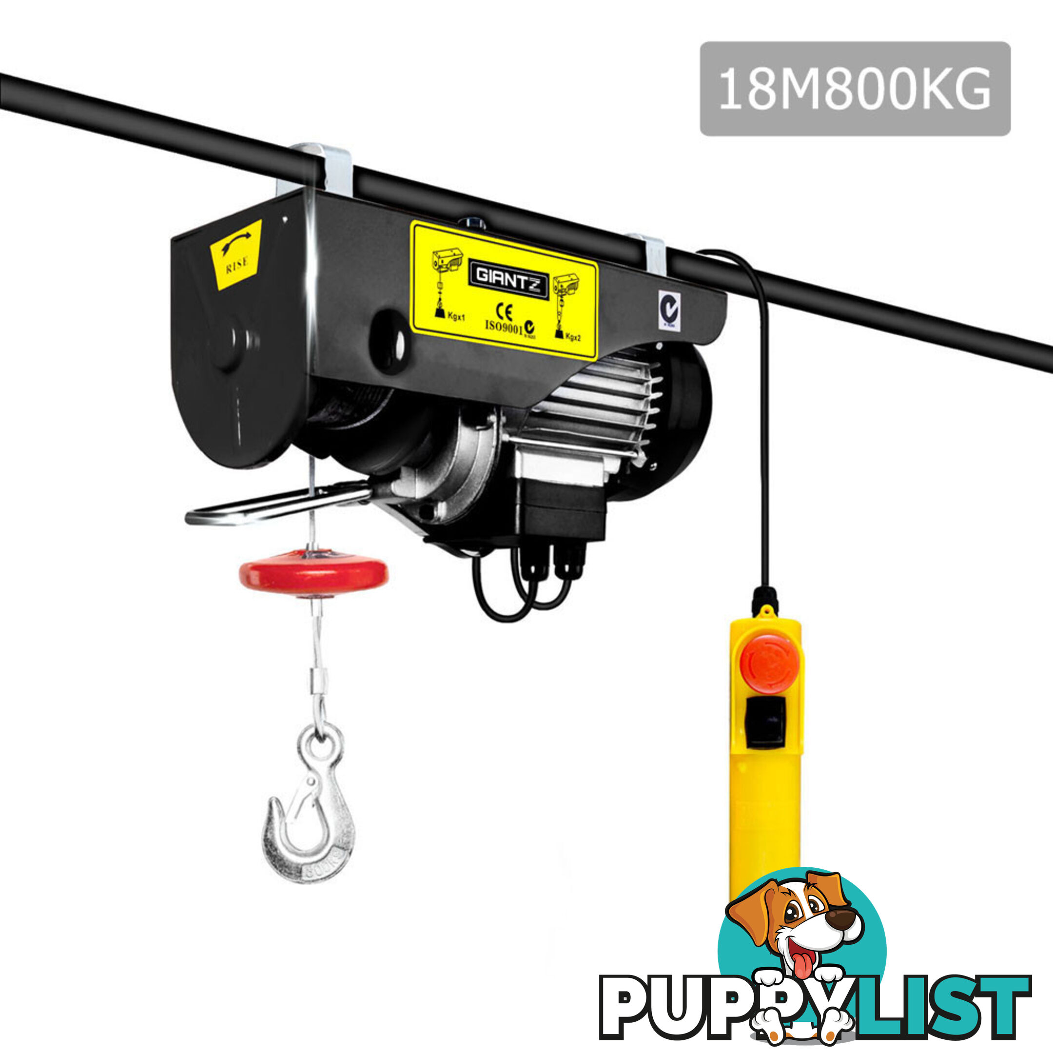 GIANTZ 800KG 1300W Electric Hoist