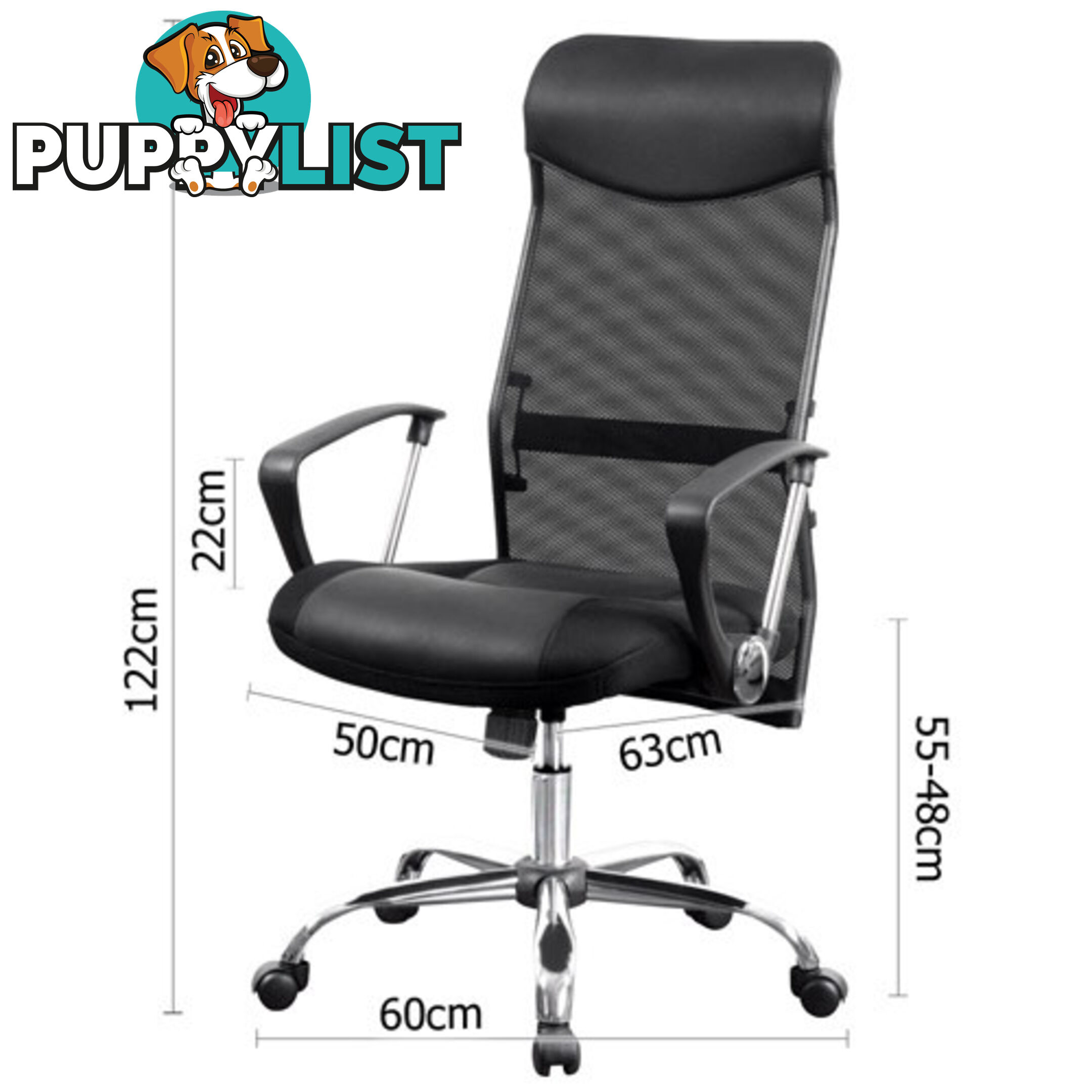 Executive Mesh Office Computer Chair Black