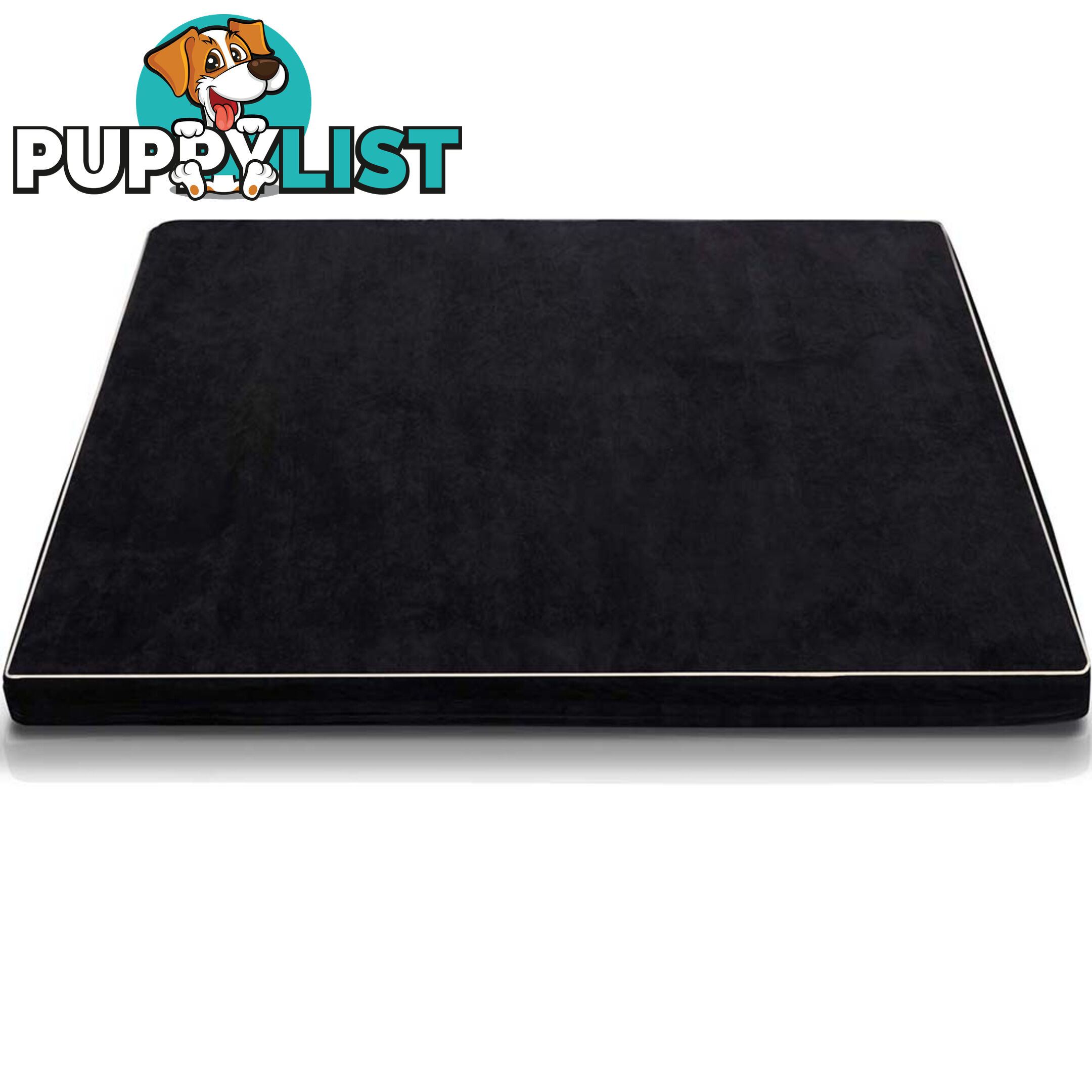 Pet Dog Anti Skid Sleep Memory Foam Mattress Bed Medium Black