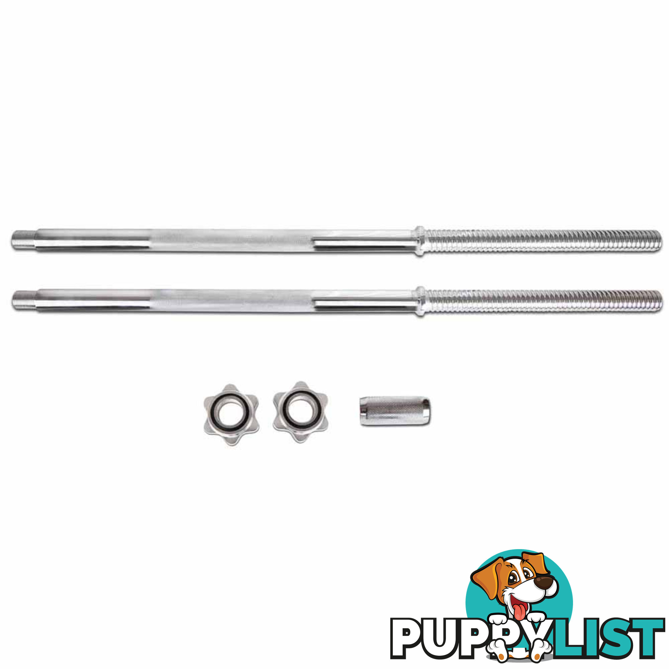 168CM Steel Weight Barbell with Spring Collars