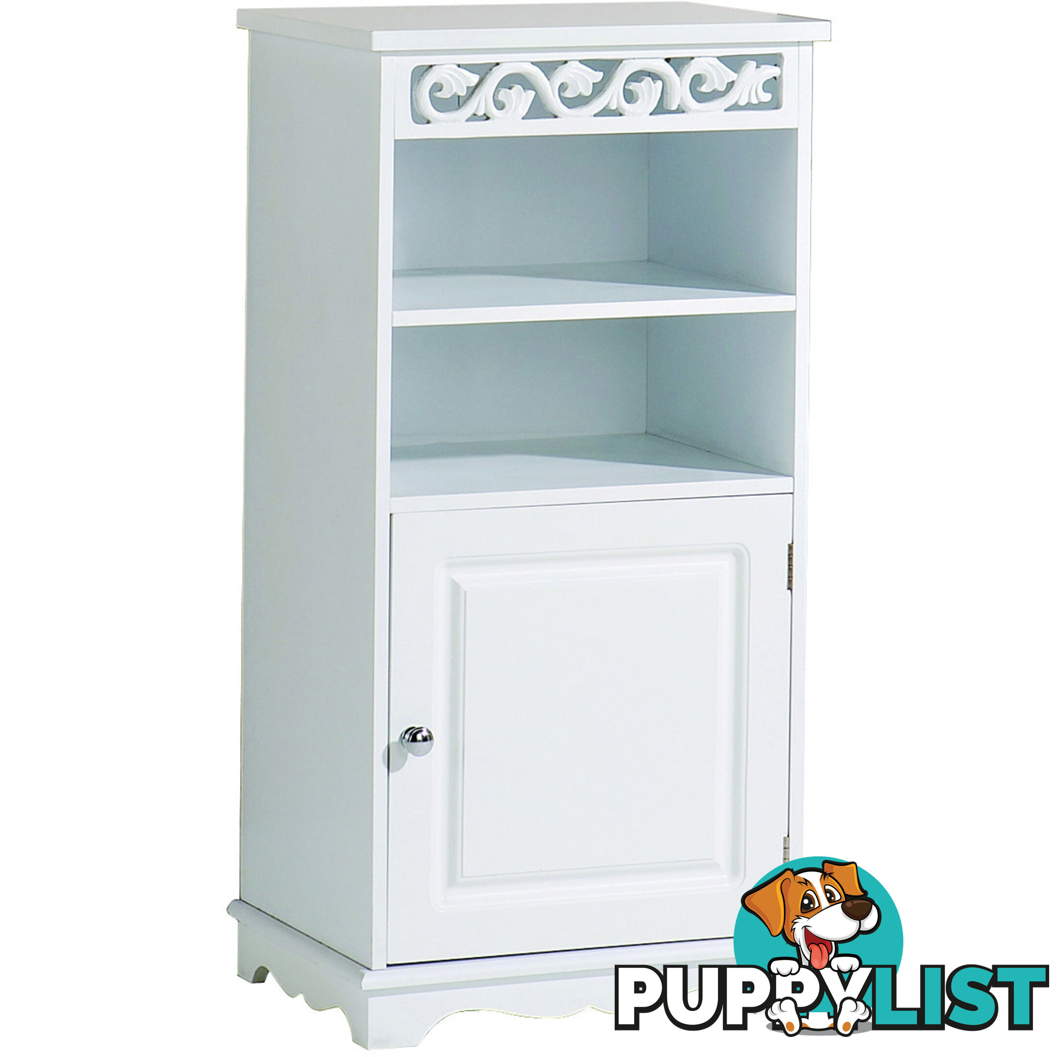 Lure Floor Cupboard in WHITE