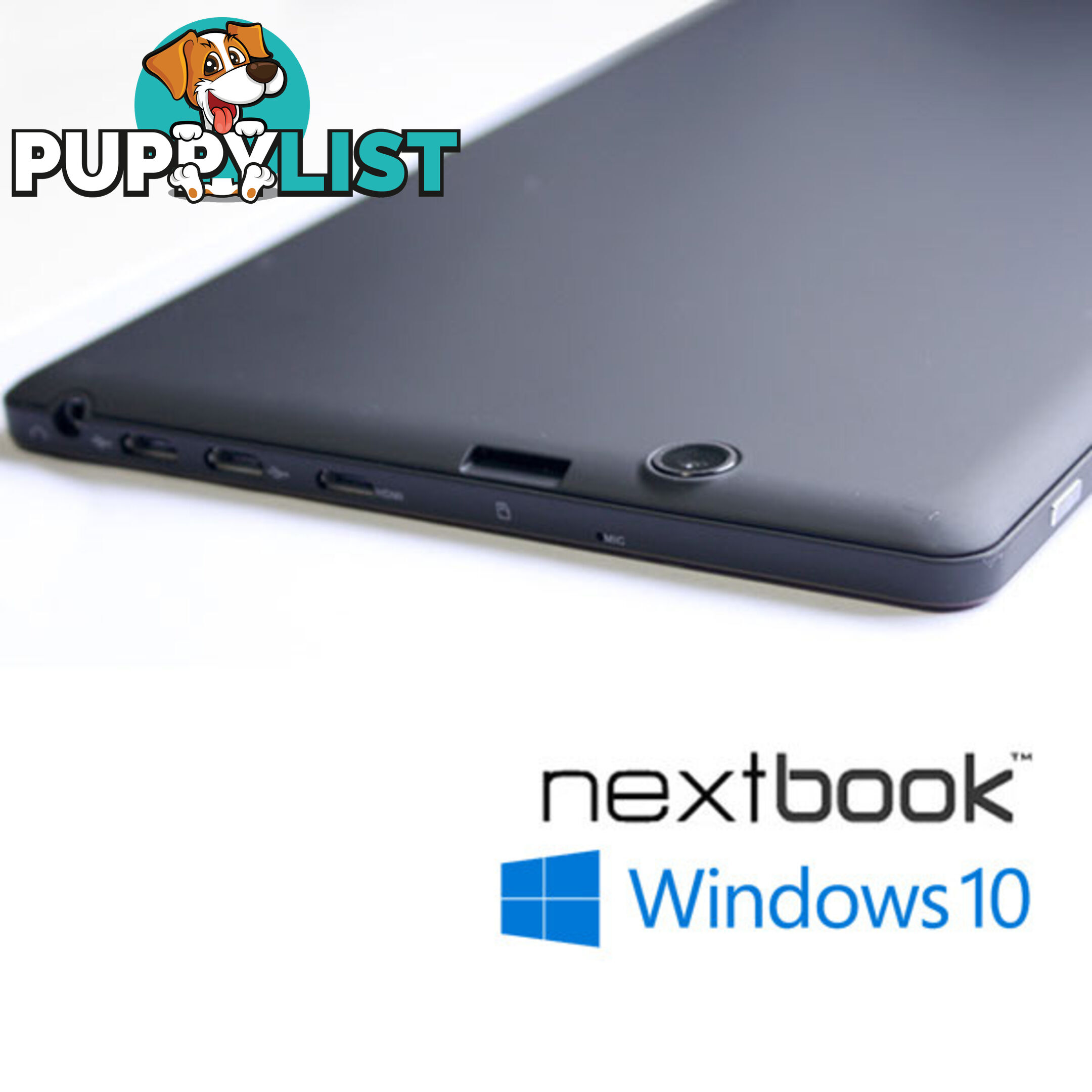 Nextbook 10.1 Inch 32G/Windows 10 /Quad Core with HDMI Output Tablet PC (NXW10QC32G)