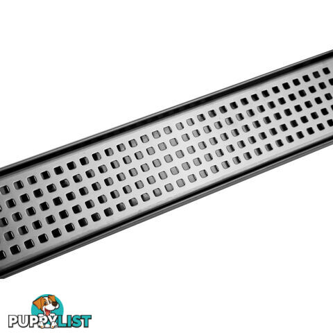 Square Stainless Steel Shower Grate Drain Floor Bathroom 75mm Depth