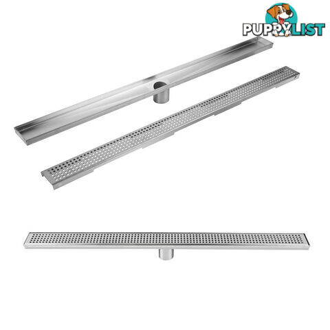 Square Stainless Steel Shower Grate Drain Floor Bathroom 75mm Depth