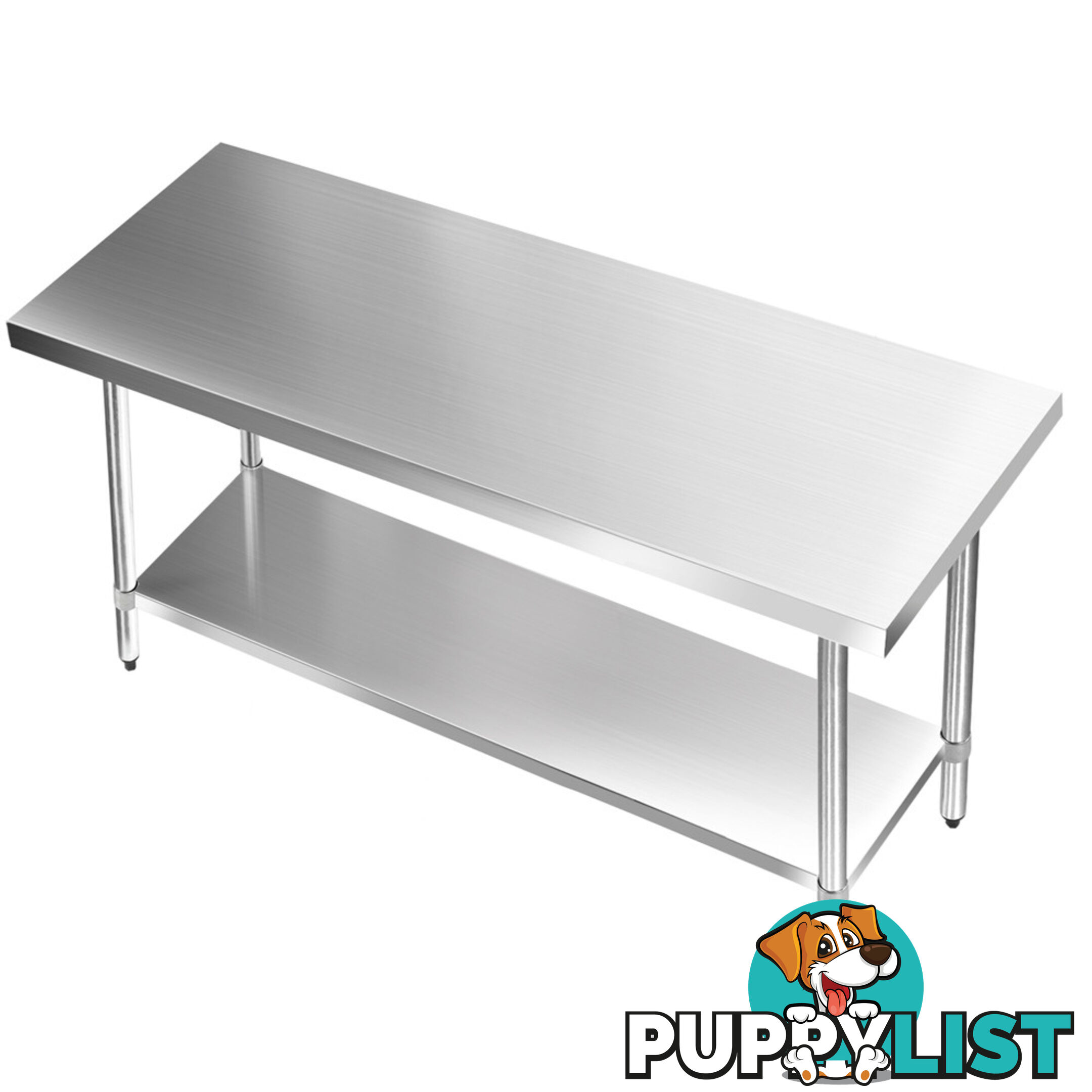 304 Stainless Steel Kitchen Work Bench Table 1524mm