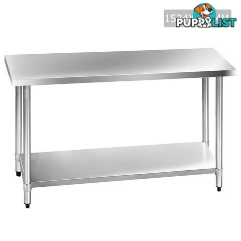 304 Stainless Steel Kitchen Work Bench Table 1524mm