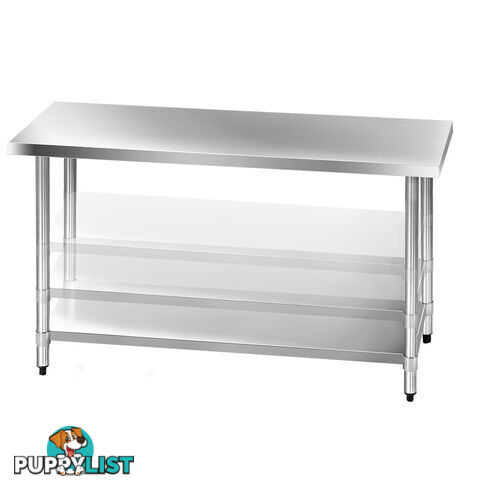 304 Stainless Steel Kitchen Work Bench Table 1524mm