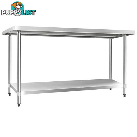 304 Stainless Steel Kitchen Work Bench Table 1524mm