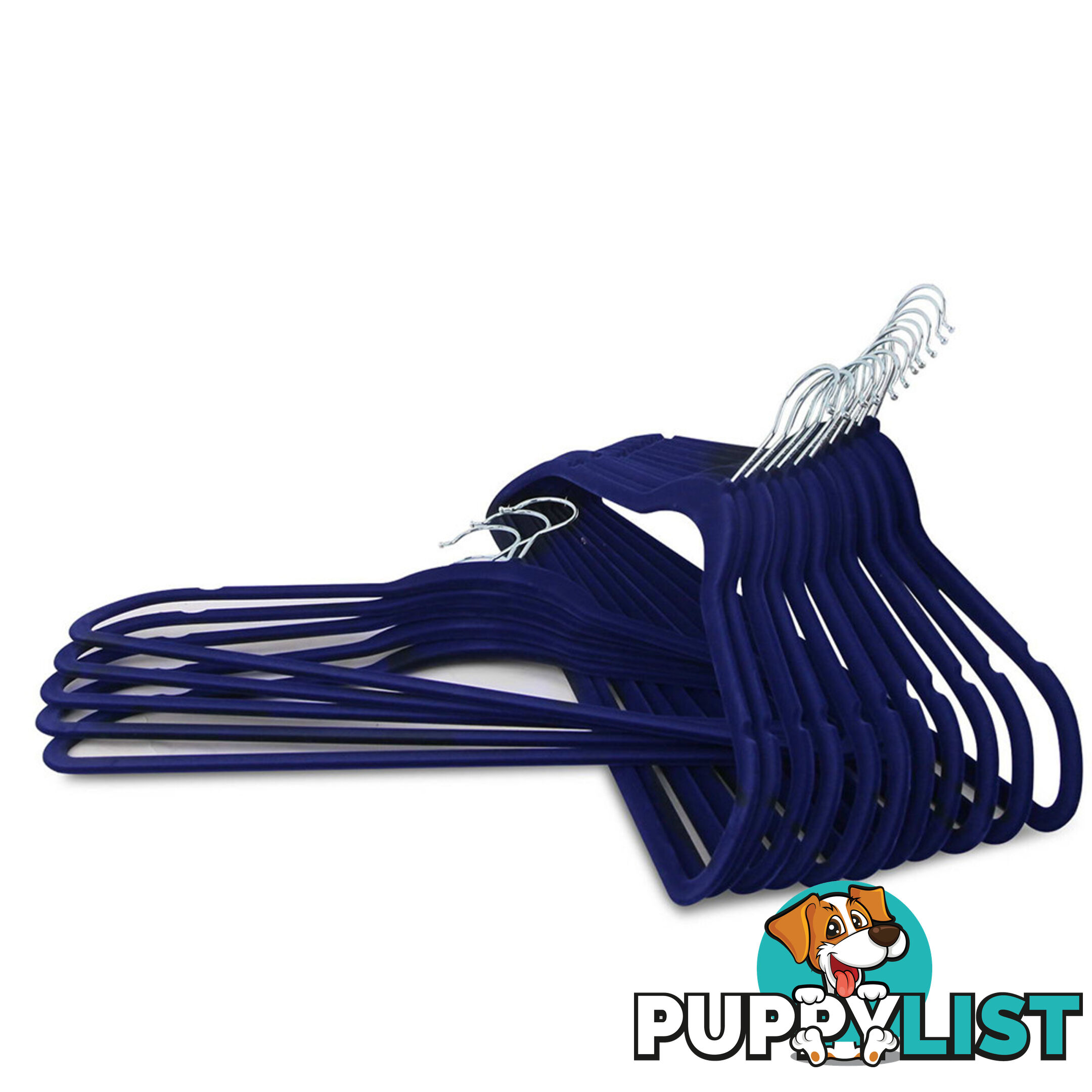 Set of 50 Velvet Coat Hangers