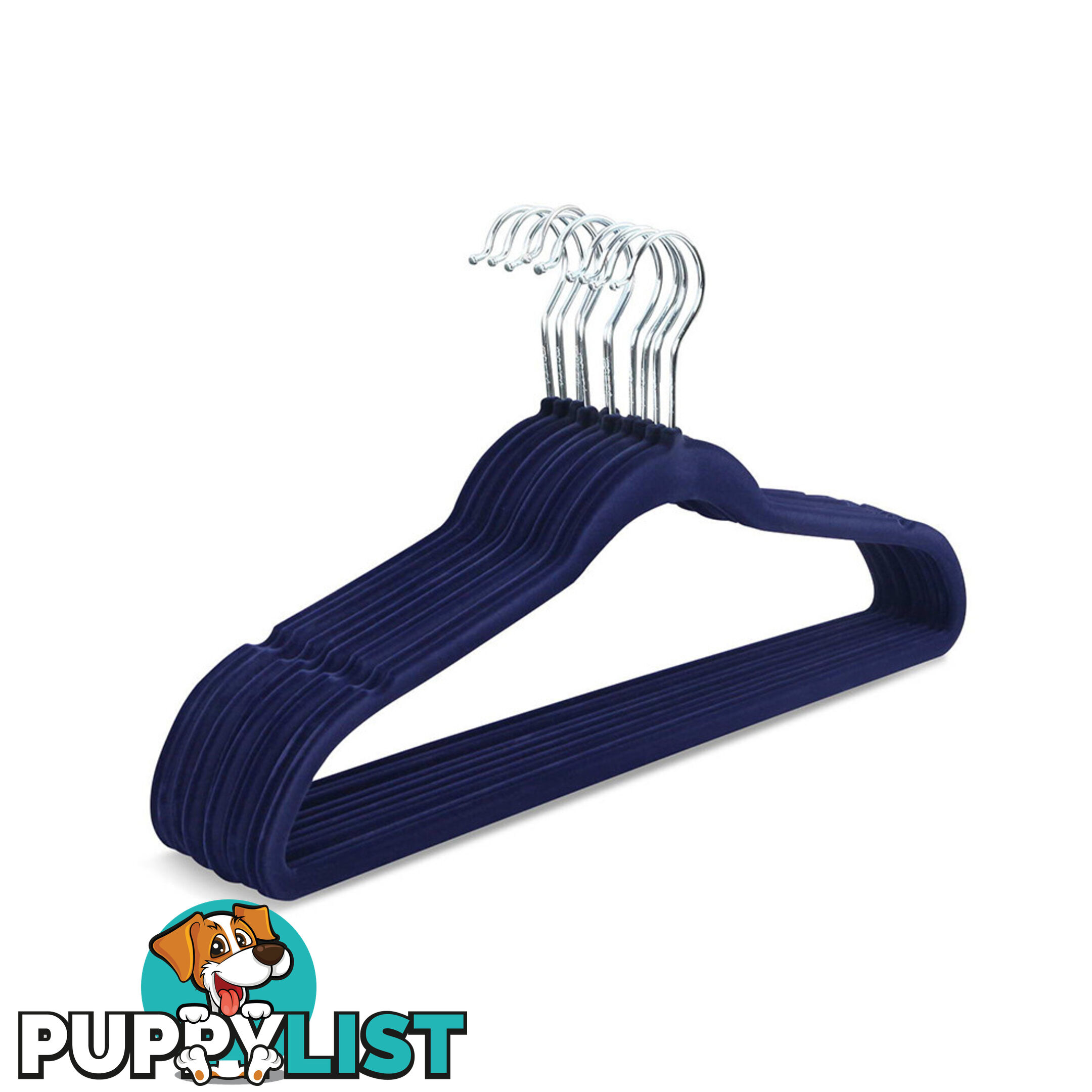 Set of 50 Velvet Coat Hangers