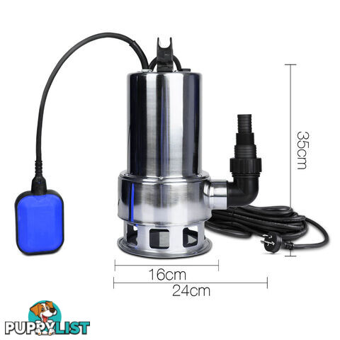 1500W Submersible Water Pump Universal Fitting