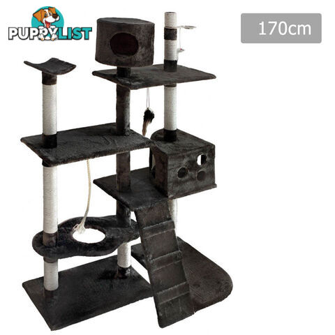 Large Cat Tree 170cm Dark Grey