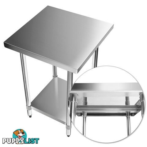 430 Stainless Steel Kitchen Work Bench Table 610mm